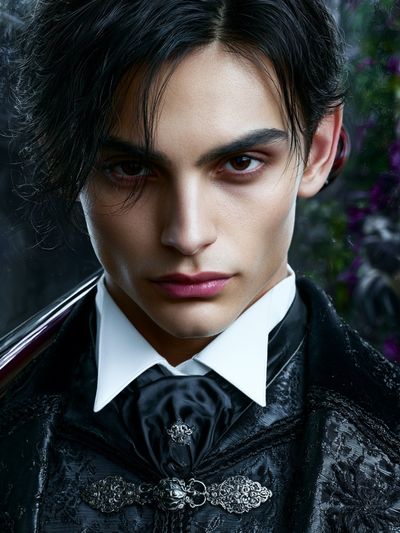 Gothic Portrait Photography Poster. poster