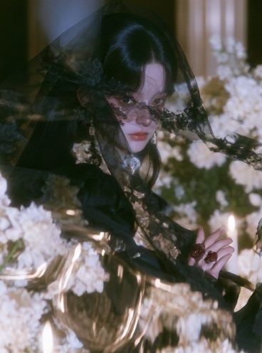 Gothic Portrait Photography Poster. poster detail