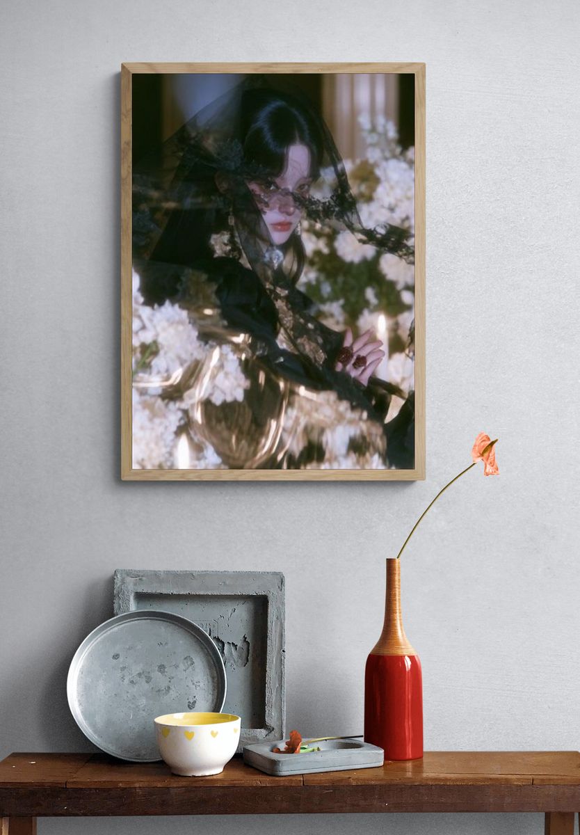 Gothic Portrait Photography Poster. — room view 3