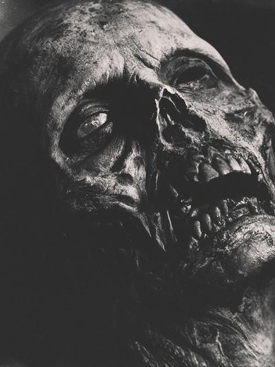 Gothic Skull Portrait Print.