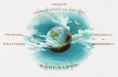 Geographical Study — Vintage Print. poster print