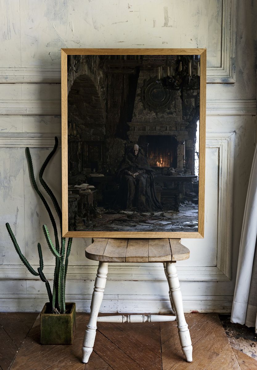 Gothic Throne Room — Fine-Art Print. — room view 1
