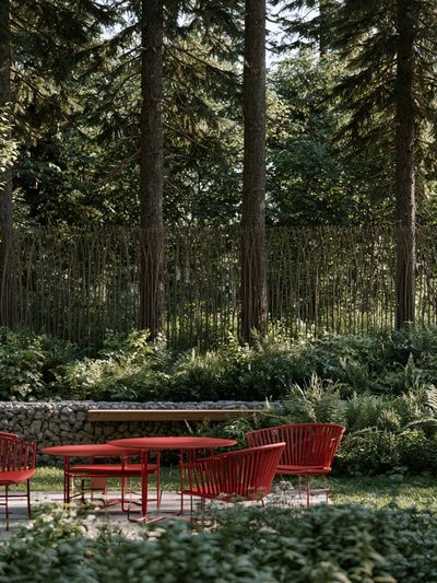 Garden Terrace Photography Poster. poster