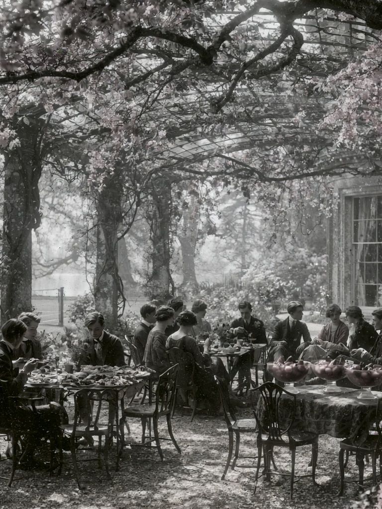 Garden Tea Party Photography Poster. poster detail