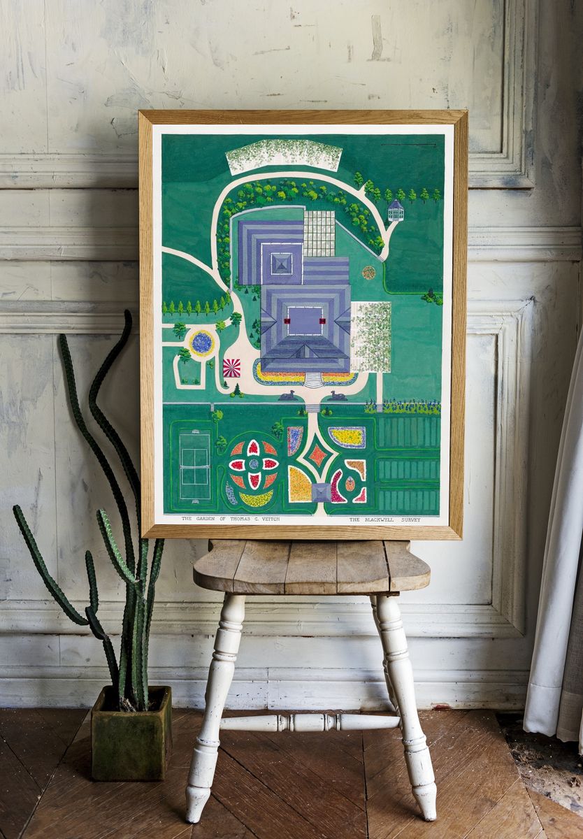 The Garden of Thomas C. Veitch — Vintage Print room preview