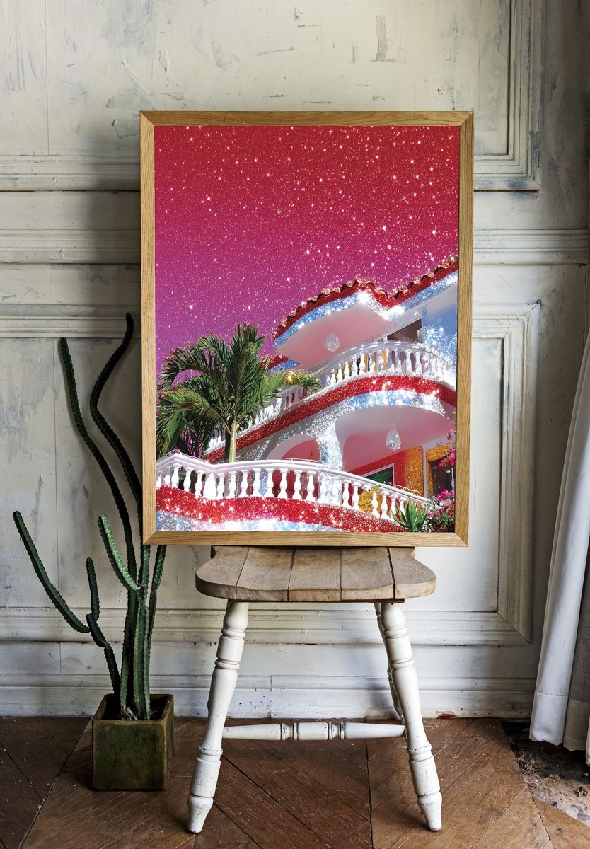 Glittering Villa — Contemporary Print room preview