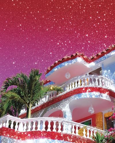 Glittering Villa — Contemporary Print. poster