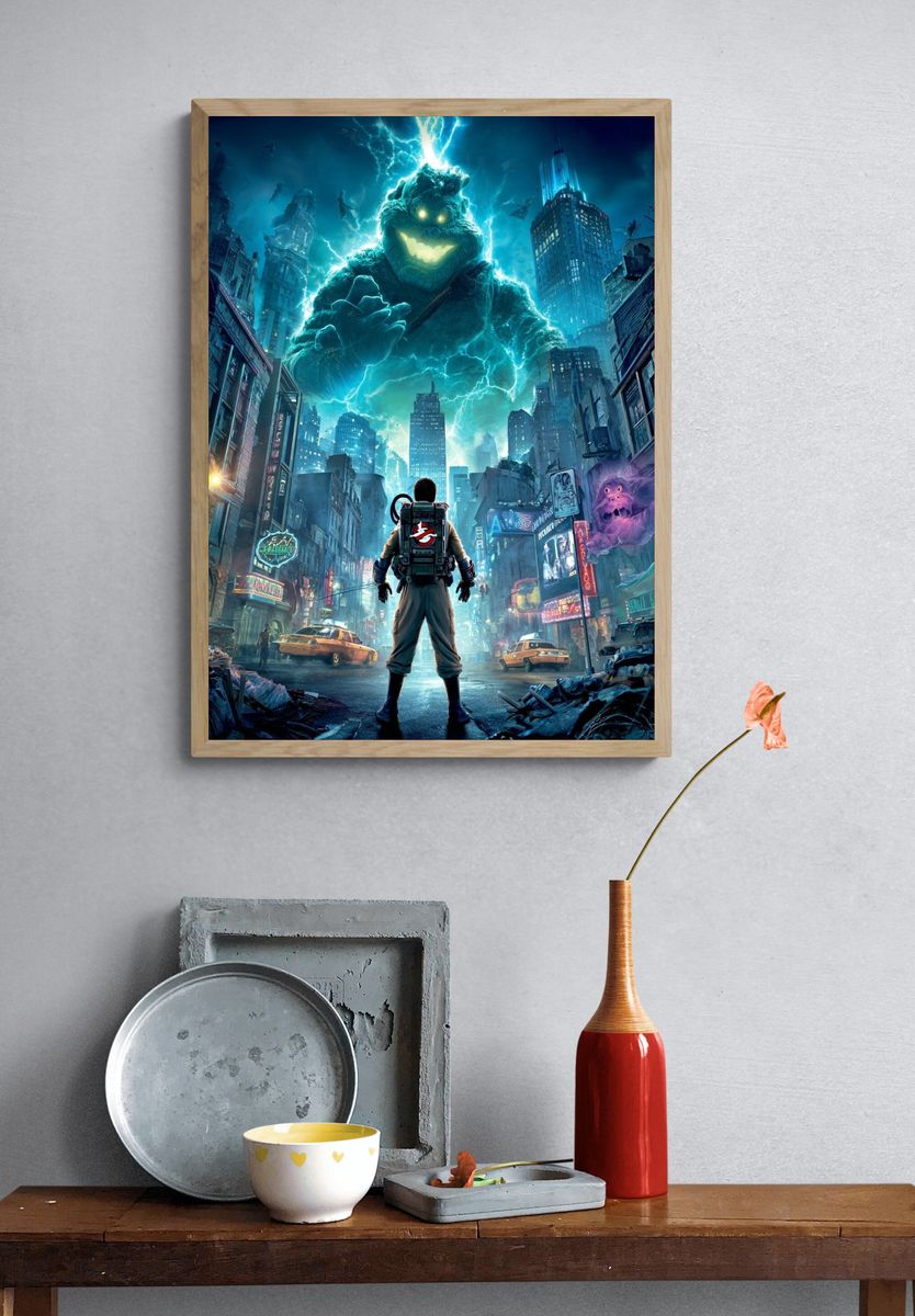 Ghostbuster vs. Monster — Movie Poster. — room view 3