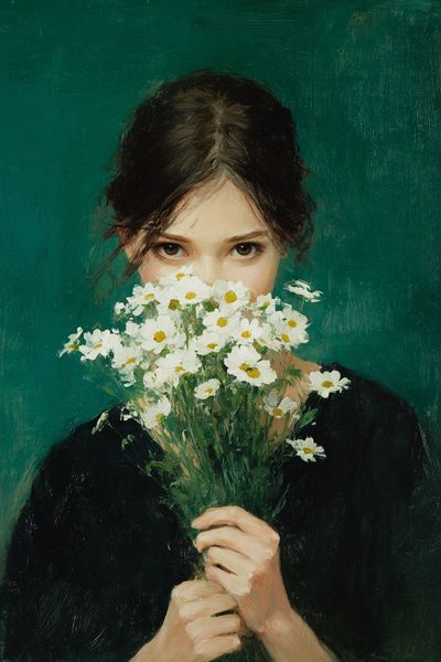 Girl with Daisies