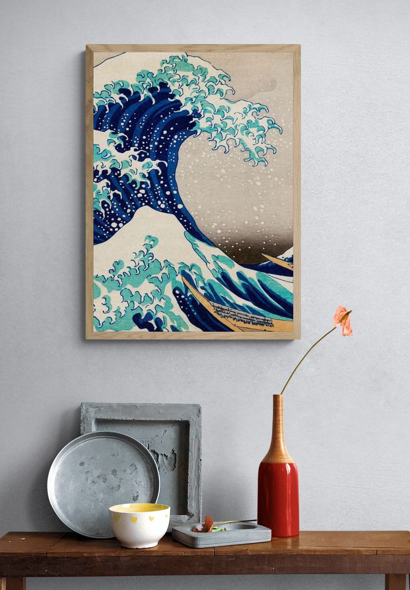 The Great Wave off Kanagawa — Fine Art Print. — room view 3