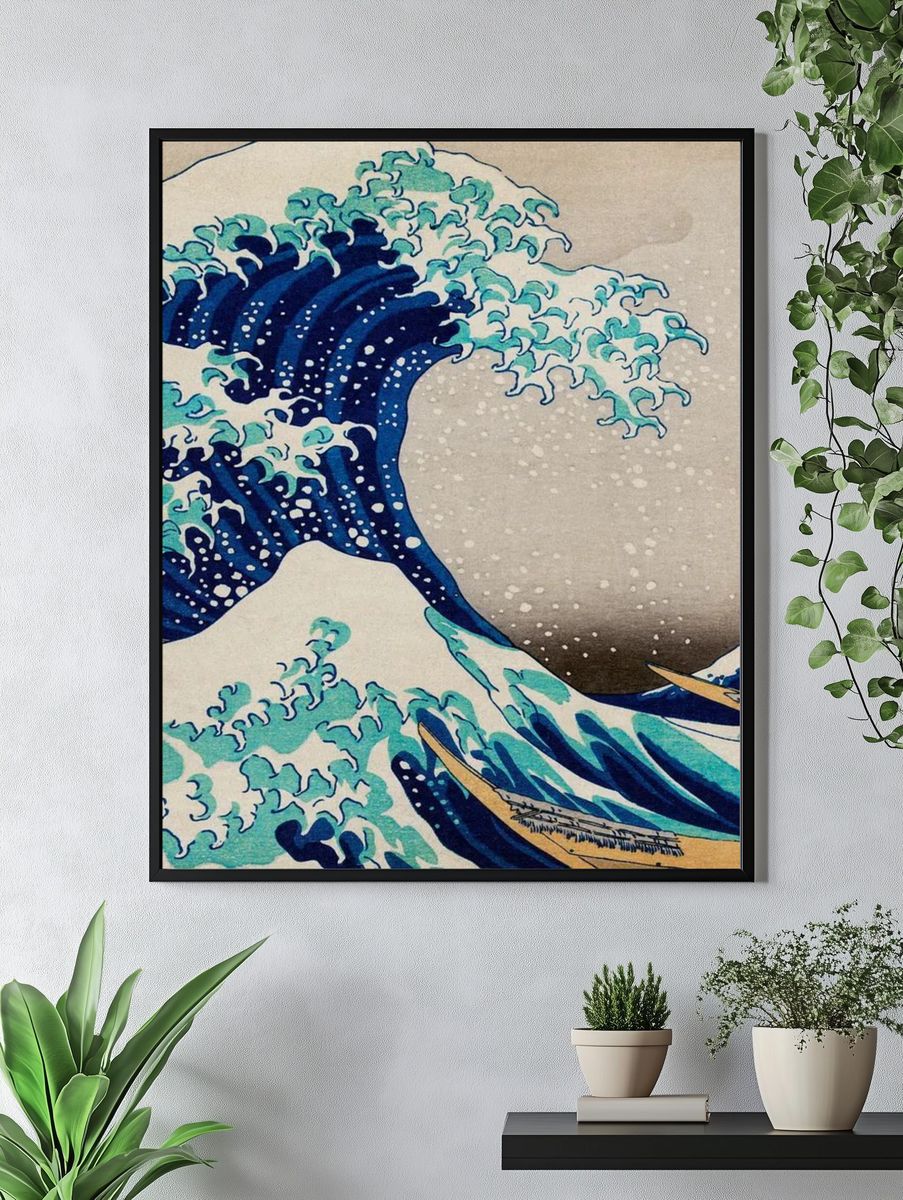The Great Wave off Kanagawa — Fine Art Print. — room view 4