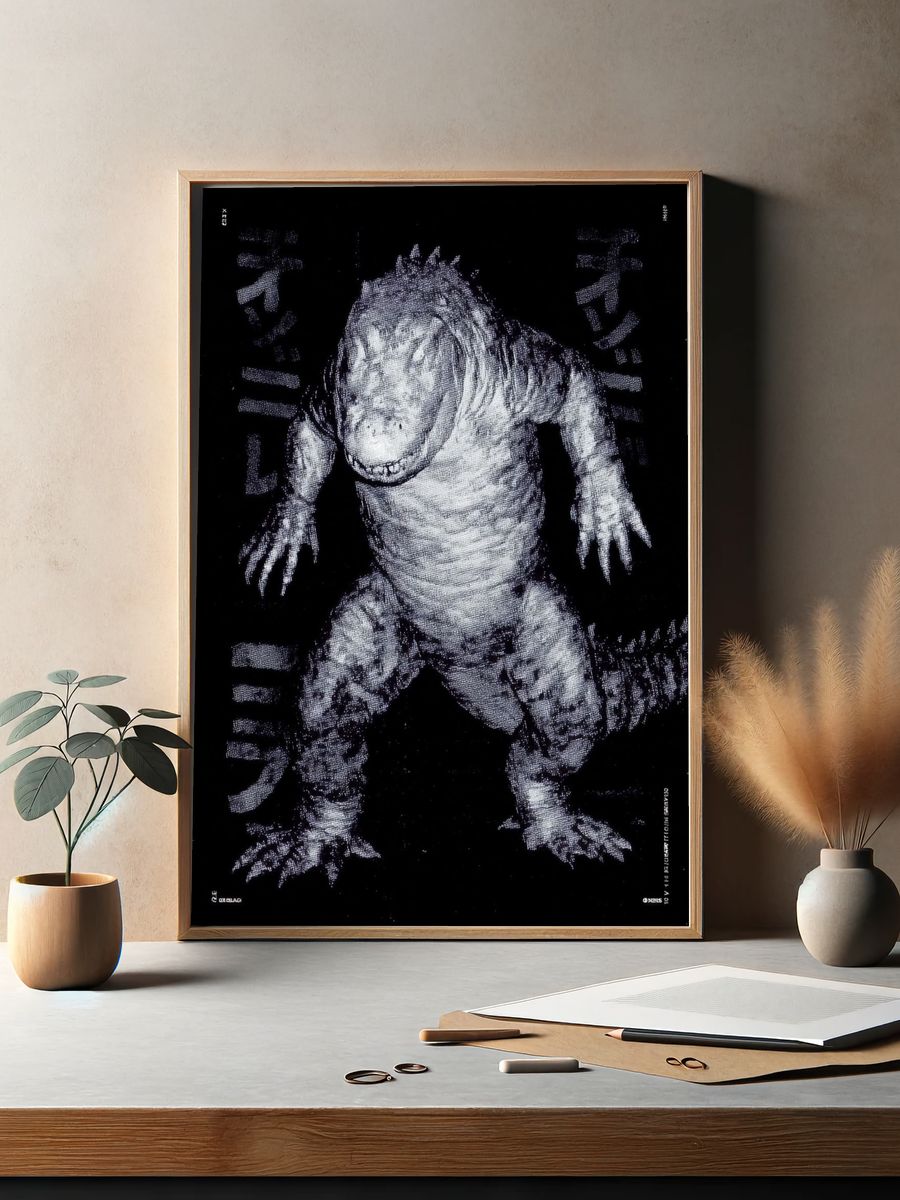 Godzilla — Vintage Print. — room view 2