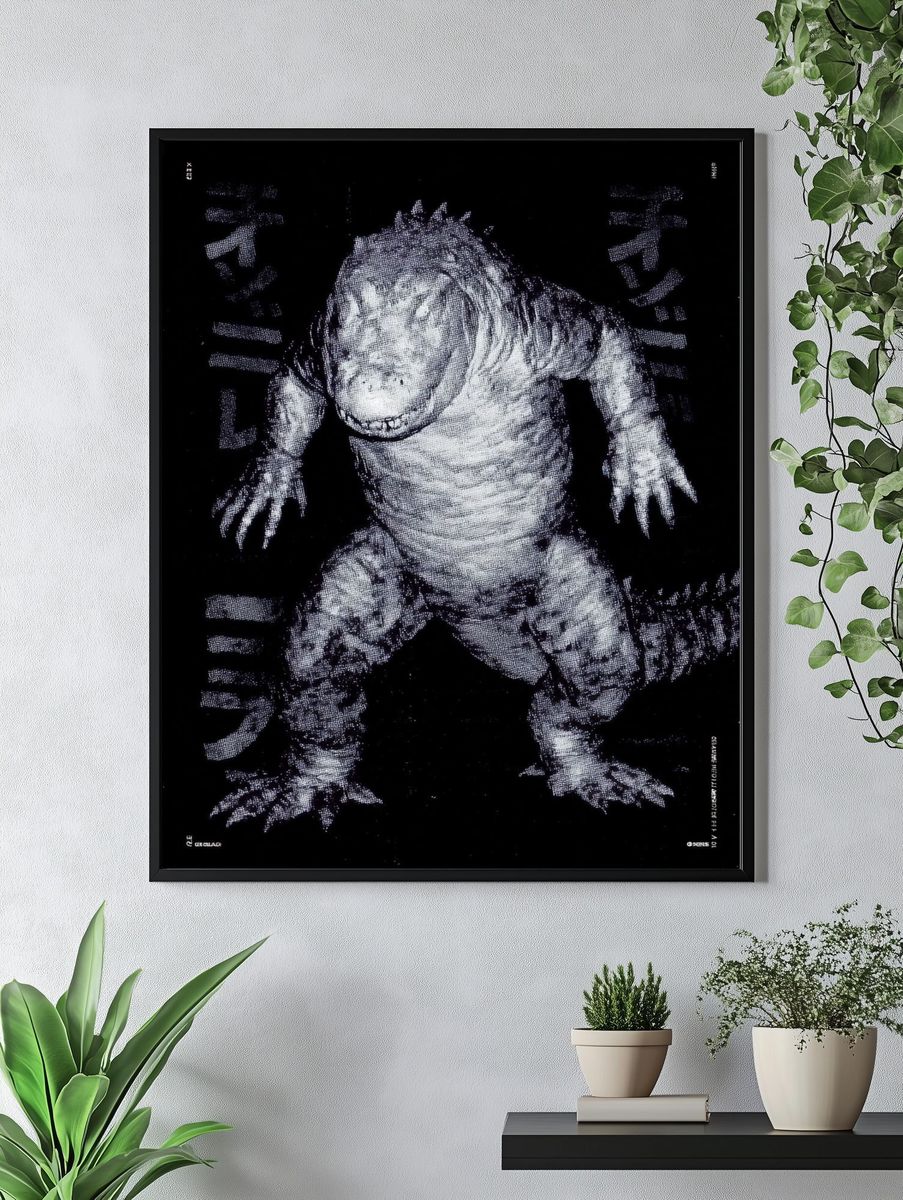 Godzilla — Vintage Print. — room view 4