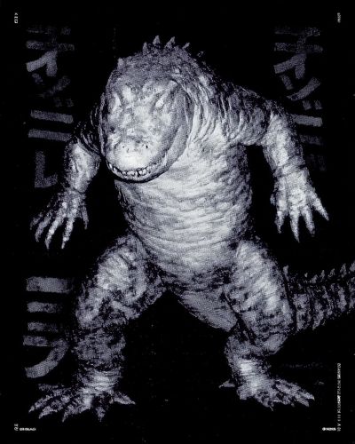 Godzilla — Vintage Print. poster