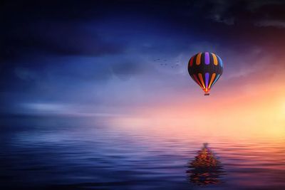 Hot Air Balloon. poster print