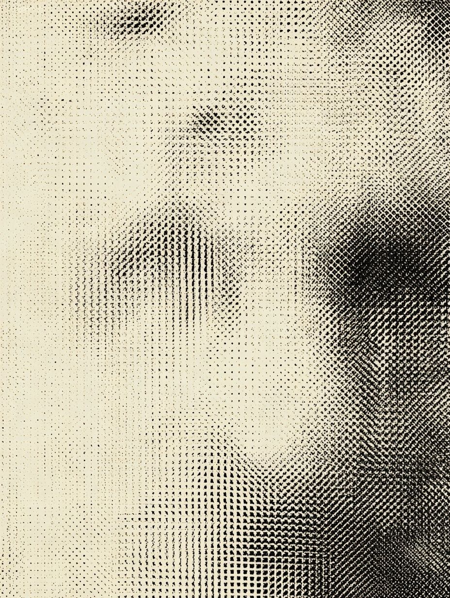 Halftone Texture Abstract Poster. poster detail