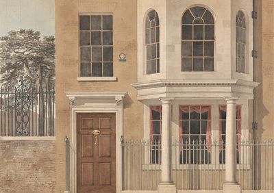 Historic Building — Vintage Print. poster