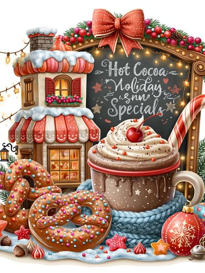 Hot Cocoa Holiday Special Print. poster