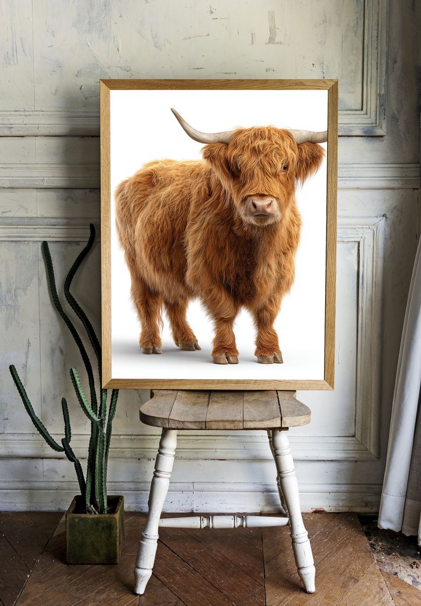 Highland Cow — Animal Print room preview