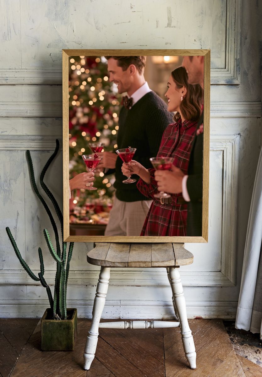 Holiday Cocktail Party Photography Poster. — room view 1
