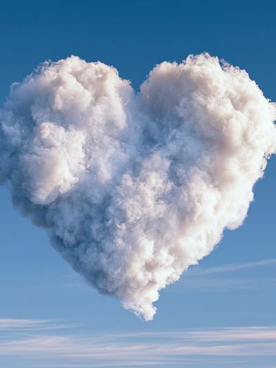 Heart Cloud Photography Poster.