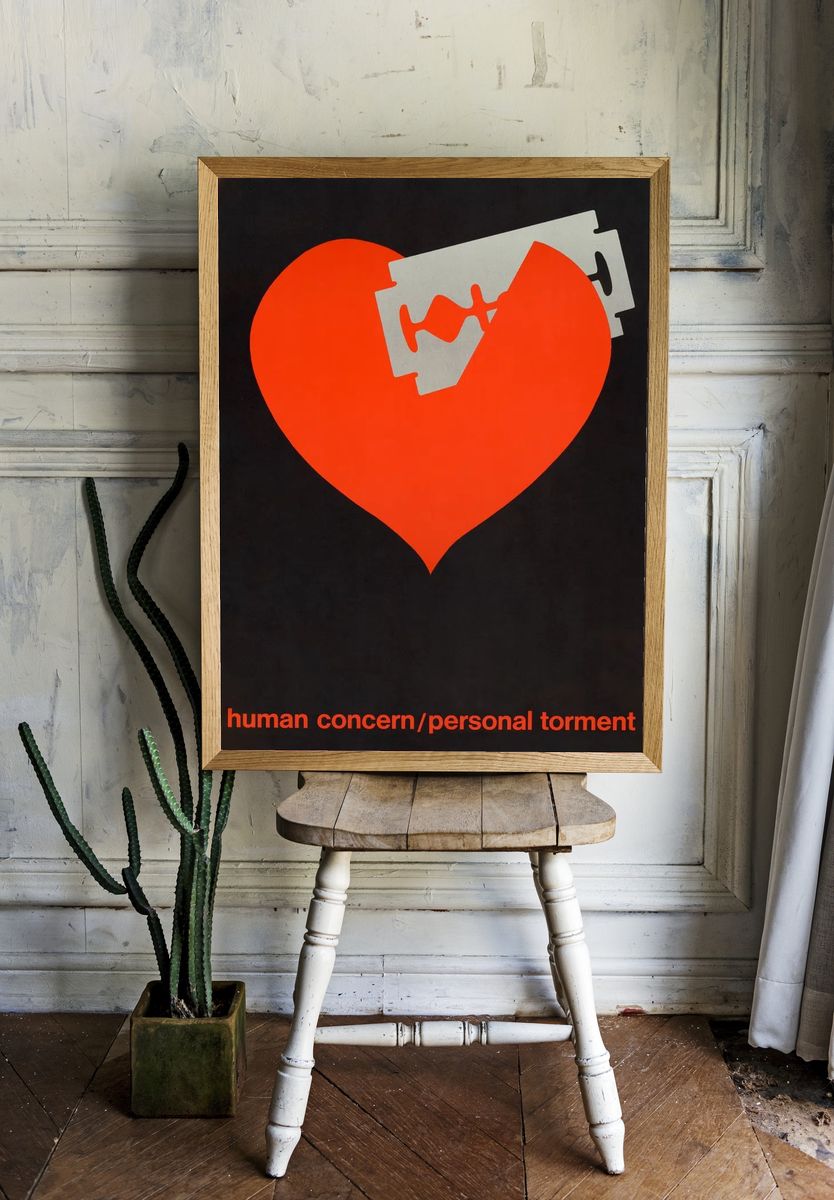 Human Concern — Bold Art Print room preview