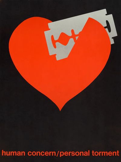 Human Concern — Bold Art Print. poster print