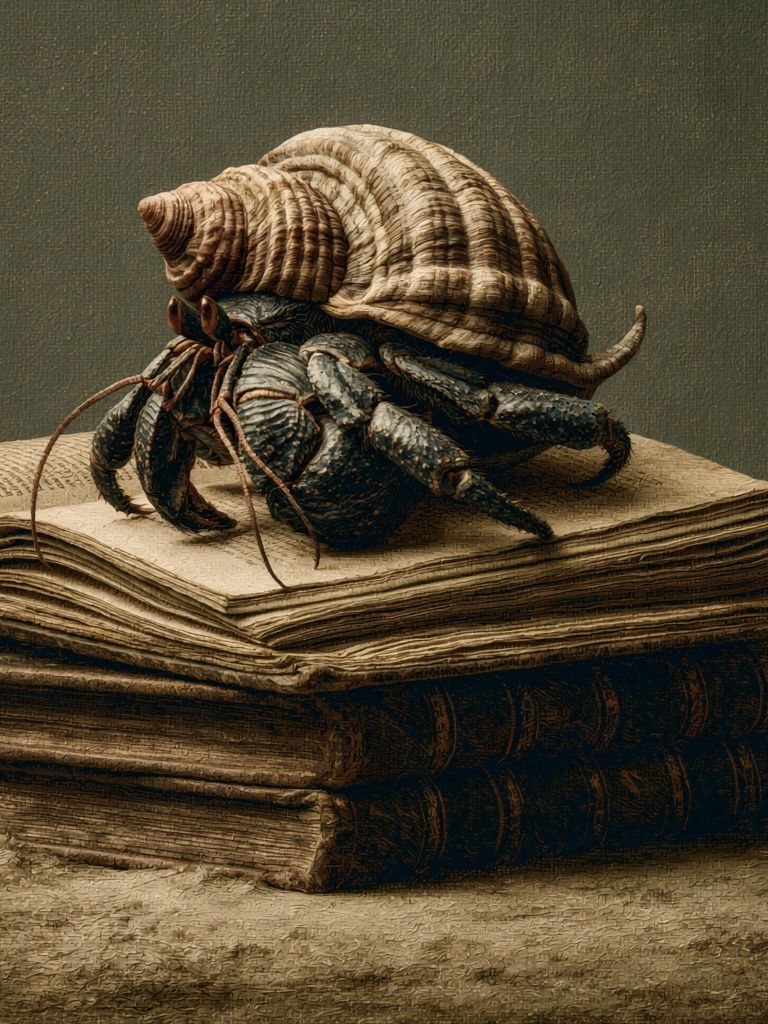 Hermit Crab Still Life Poster. poster detail