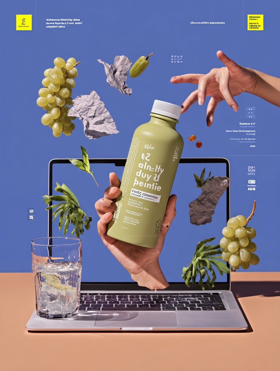 Healthy Drink Concept — Modern Print. poster detail