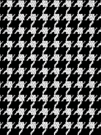Houndstooth Pattern — Minimalist Print. poster print