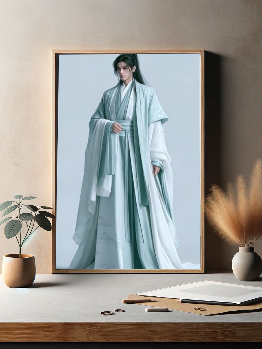 Hanfu Portrait Photography Poster. — room view 2