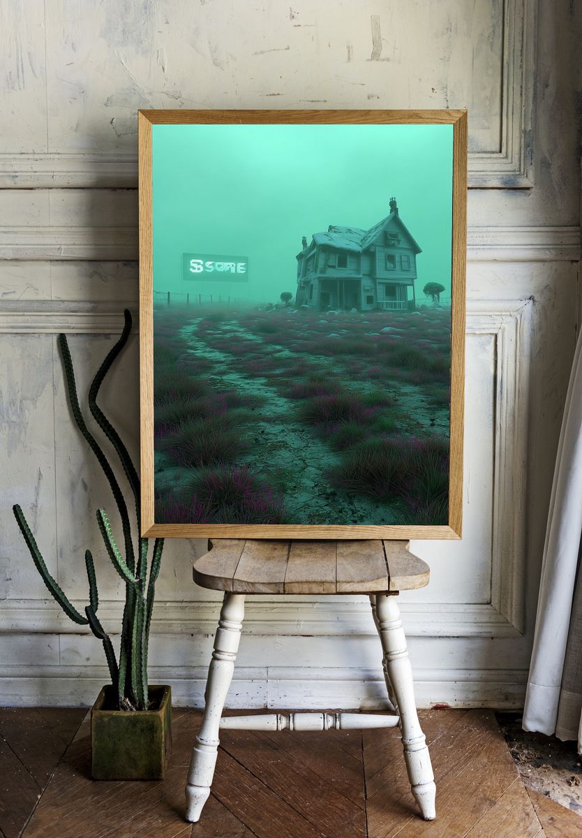Haunted House — Surrealism Print room preview