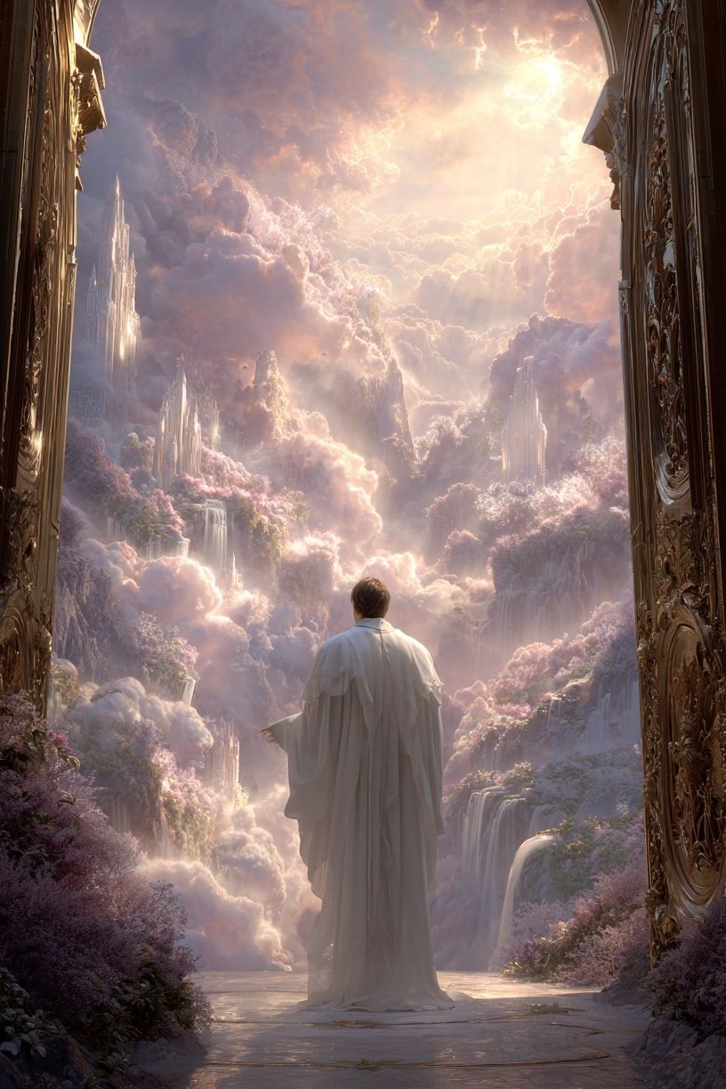 Heavenly Landscape — Fine Art Print. poster — fine-art art