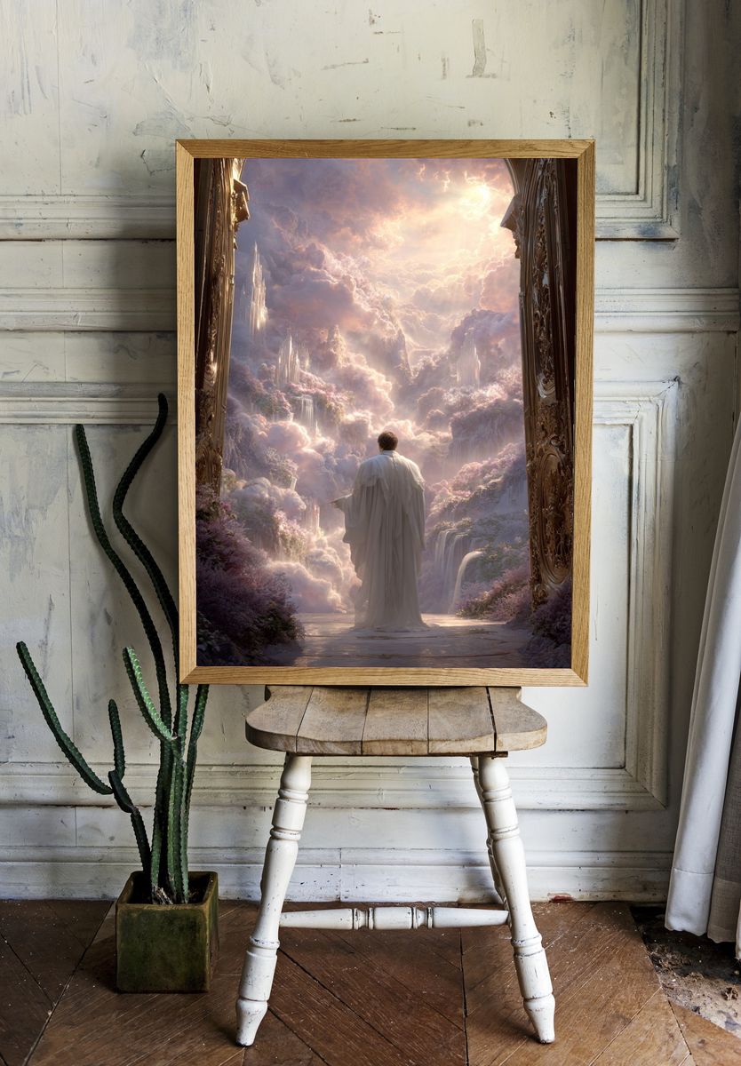 Heavenly Landscape — Fine Art Print room preview