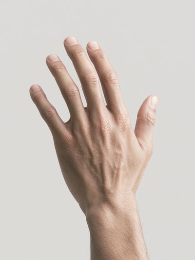 Floating Hand Minimalist Photography Print. poster