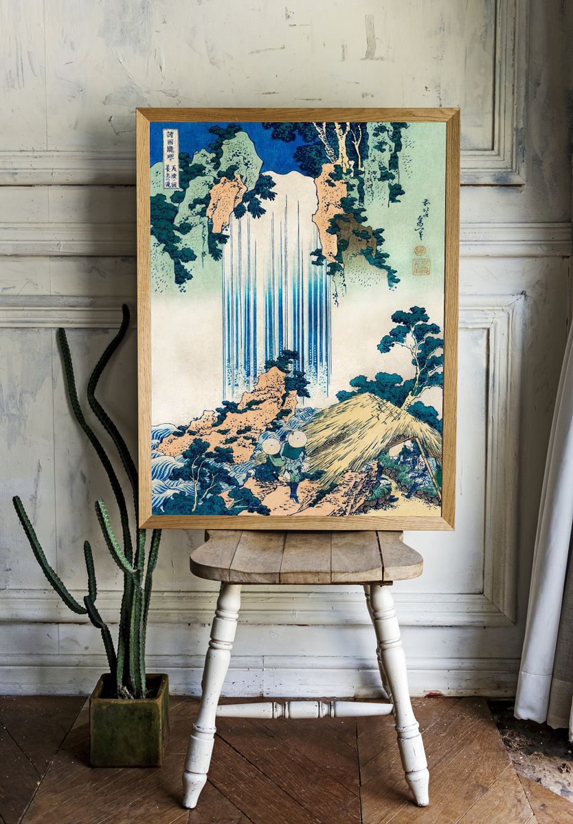 Yoro Waterfall Mino Province Katsushika. room preview