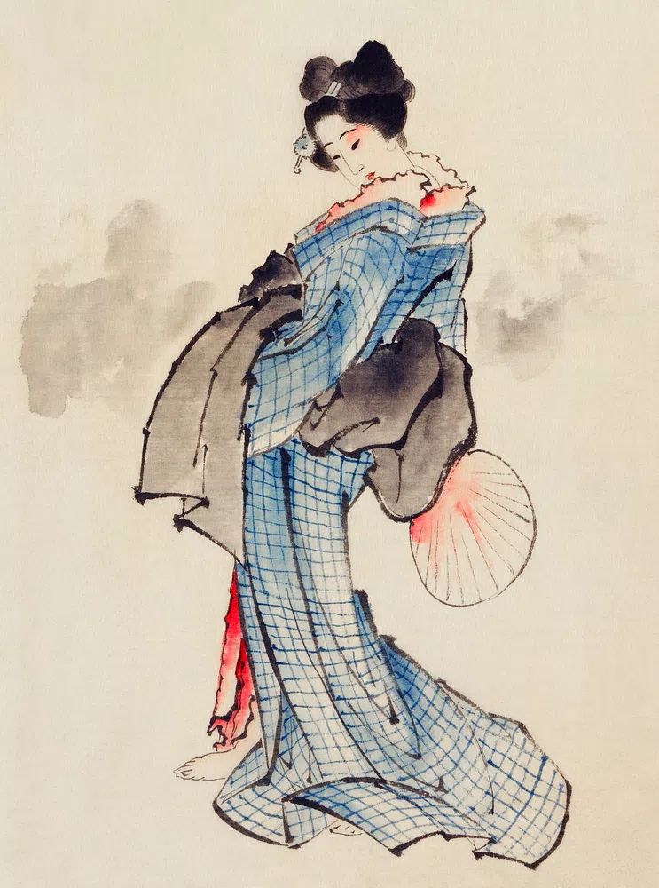 Woman, Full-Length Portrait, Standing, Facing. poster detail
