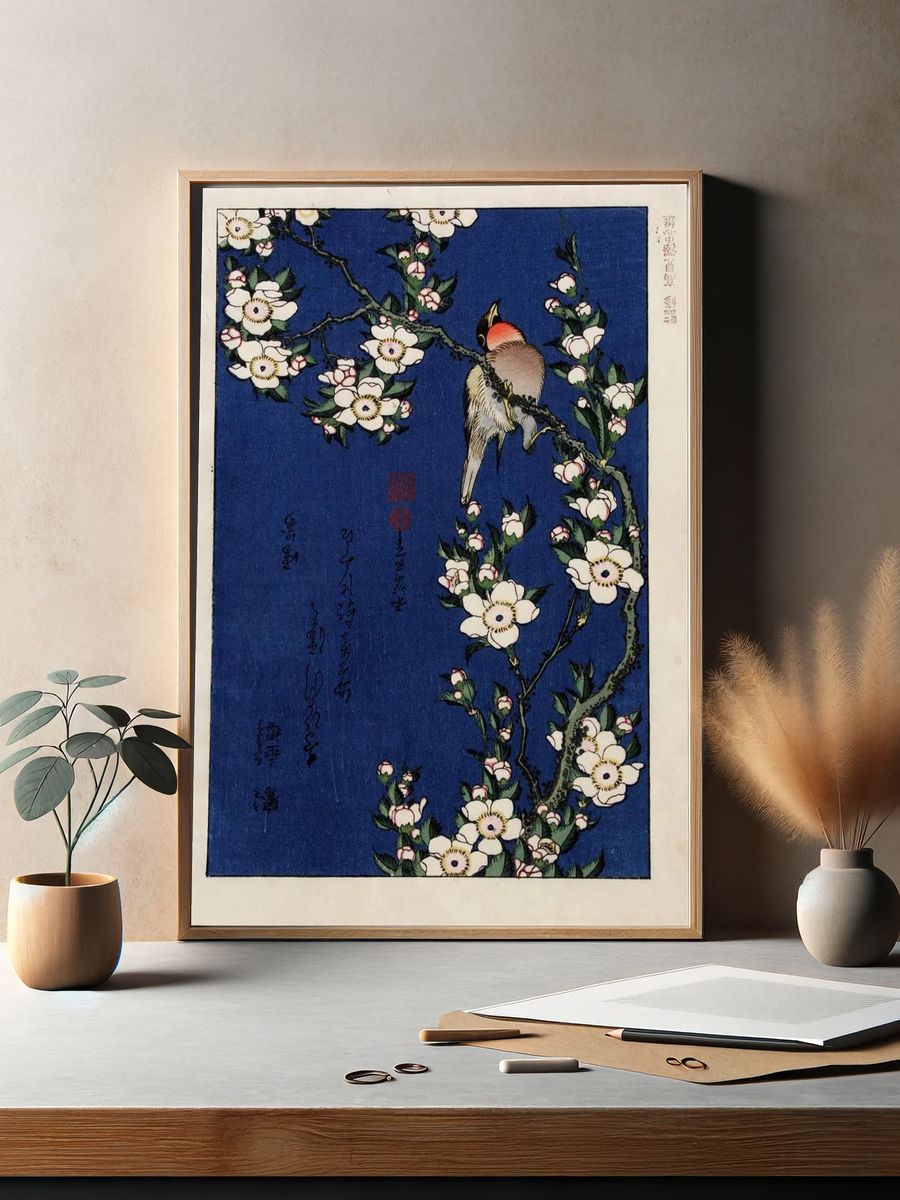 Katsushika Hokusai (1760-1849), Robin branch. — room view 2