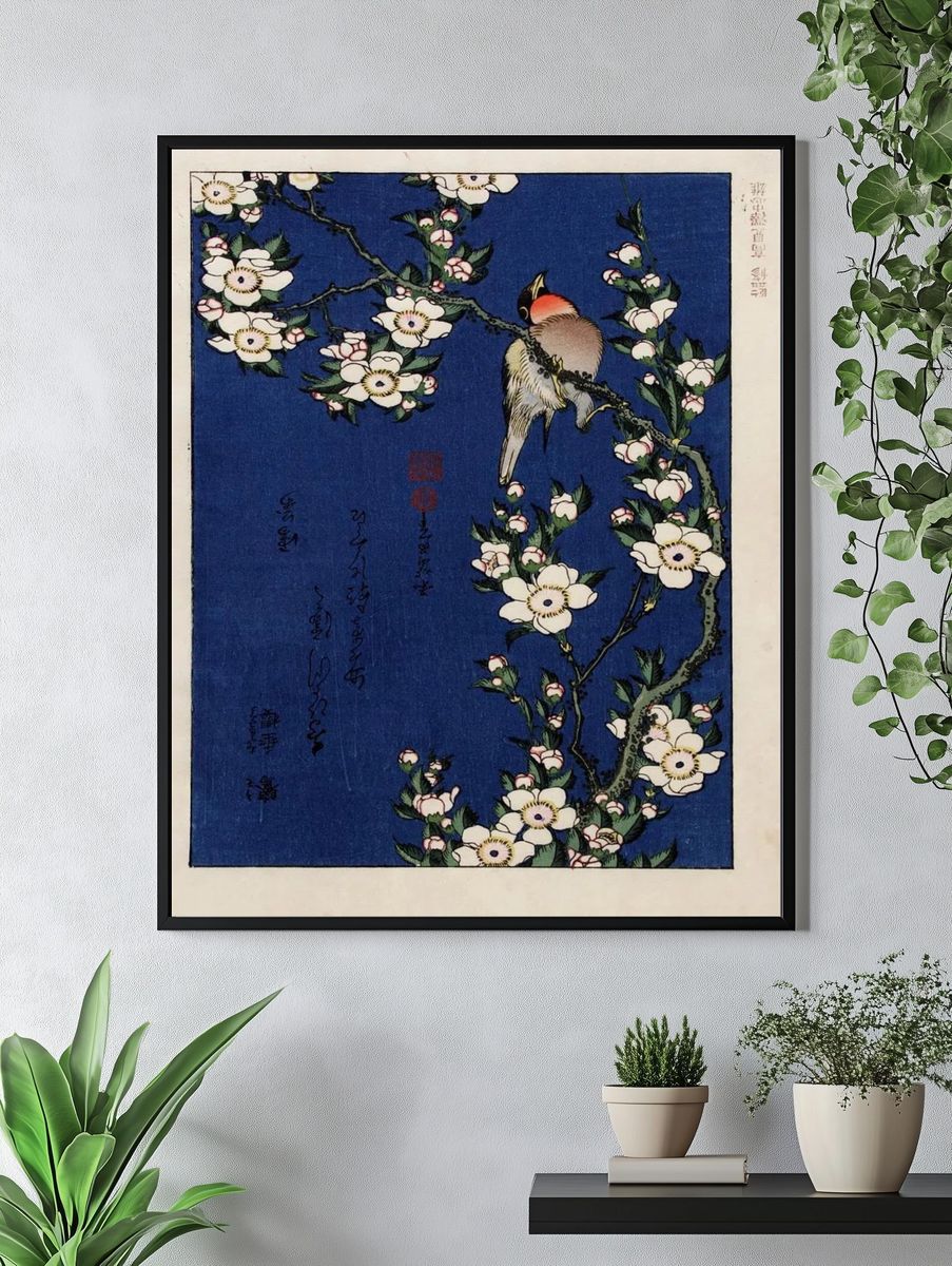 Katsushika Hokusai (1760-1849), Robin branch. — room view 4
