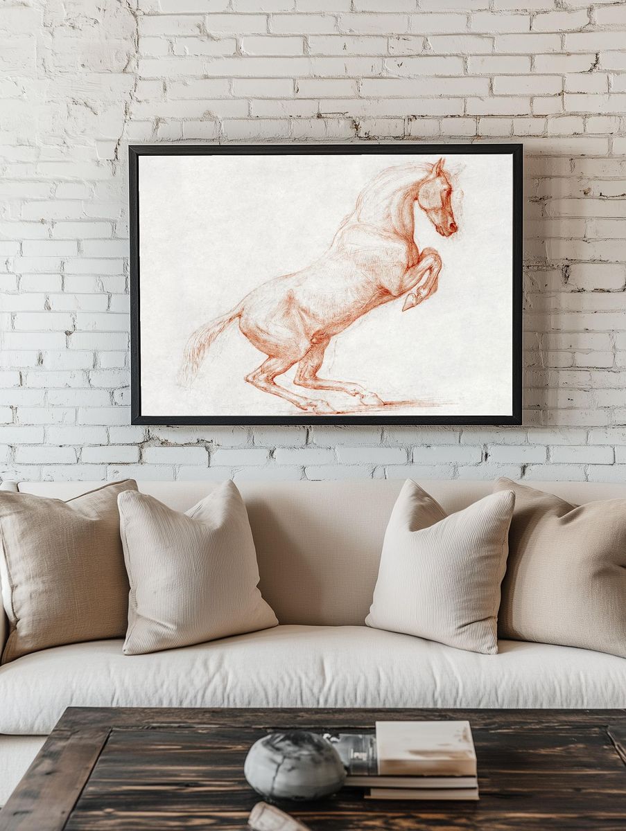 A Prancing Horse, Facing Right (ca. 1790). — room view 1