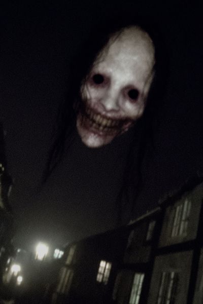 Creepy Ghost Face Horror Print.