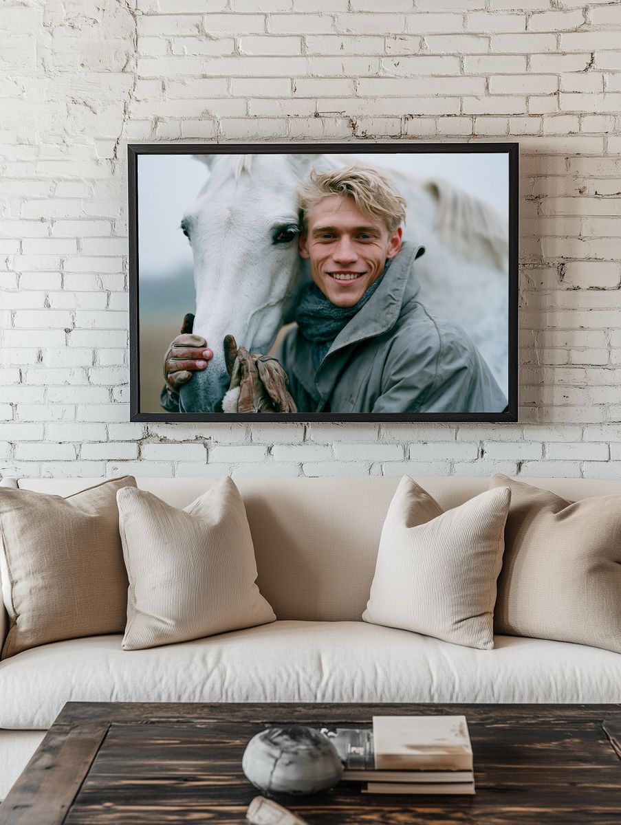 Horse Portrait Photography Poster. room preview