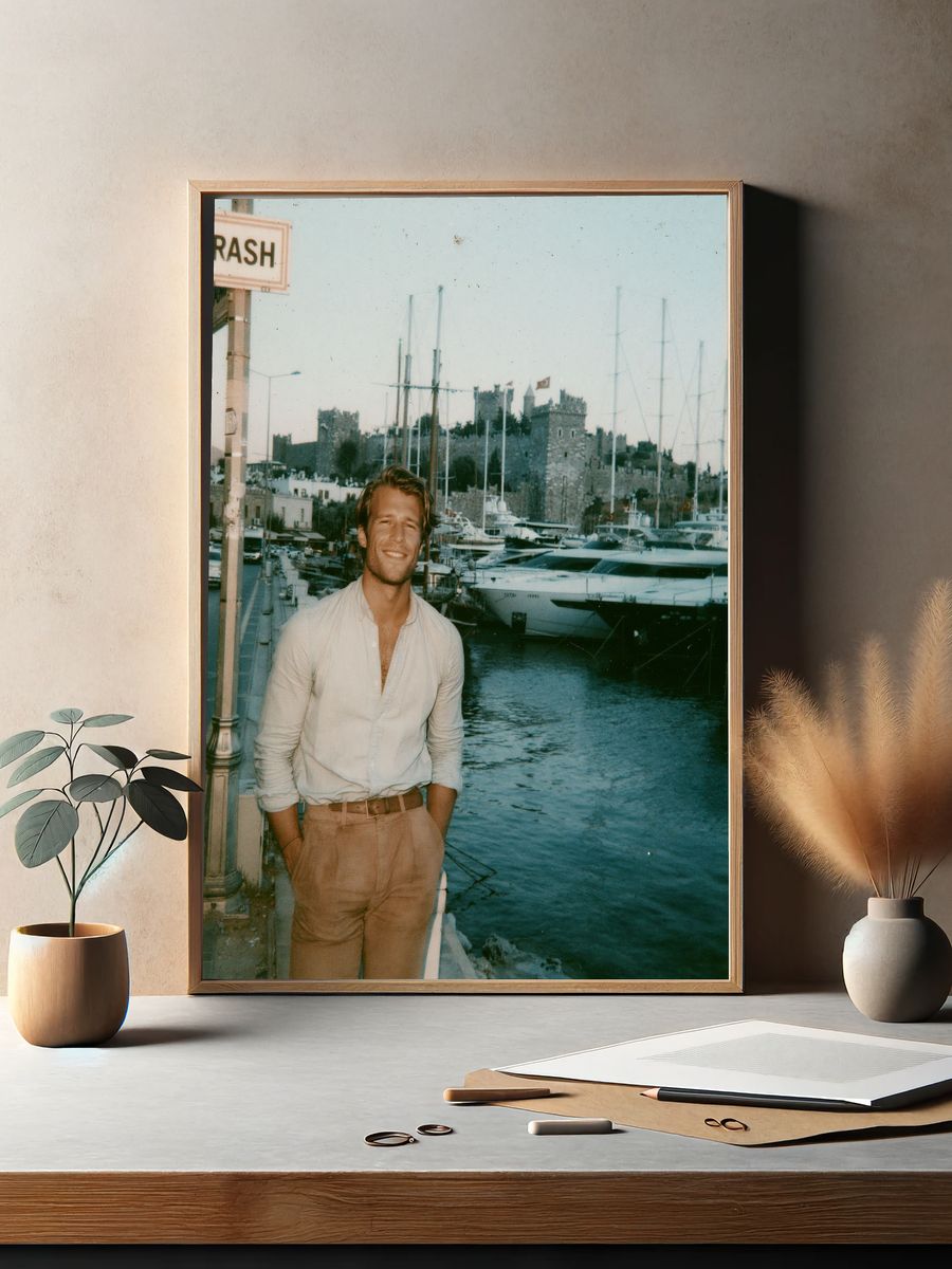 Harbor Portrait Photography Poster. — room view 2