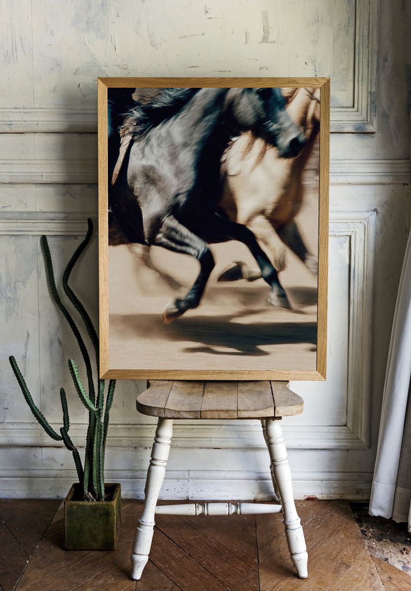 Galloping Horses — Photography Print room preview