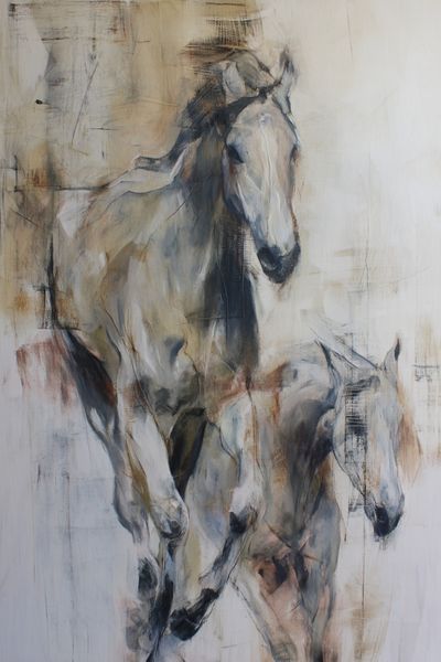 Running Horses — Fine Art Print. poster