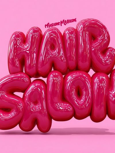 Hair Salon — Typography Print. poster