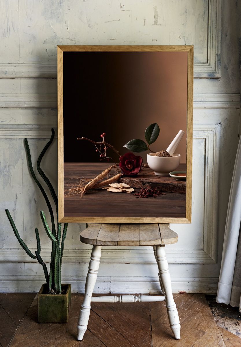 Herbal Still Life Photography Poster. room preview