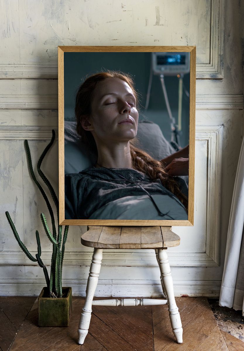 Serene Hospital Scene Poster. room preview