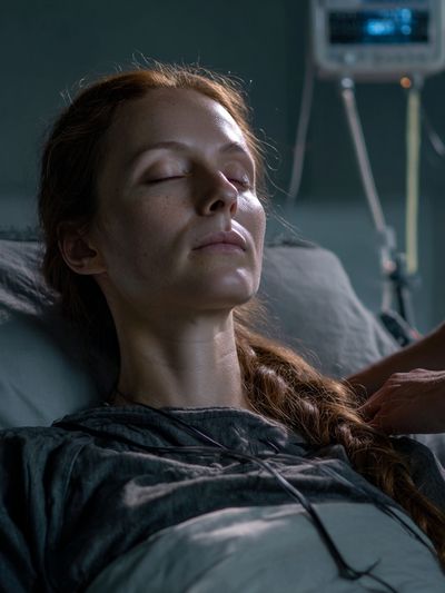 Serene Hospital Scene Poster. poster print