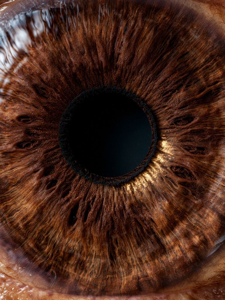 Human Eye Macro Photography Poster. poster detail